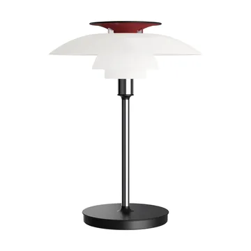 PH 80 portable table lamp - White opal, chrome-plated - Louis Poulsen