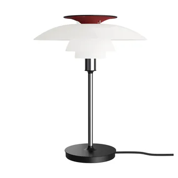 PH 80 table lamp - White opal, chrome-plated - Louis Poulsen
