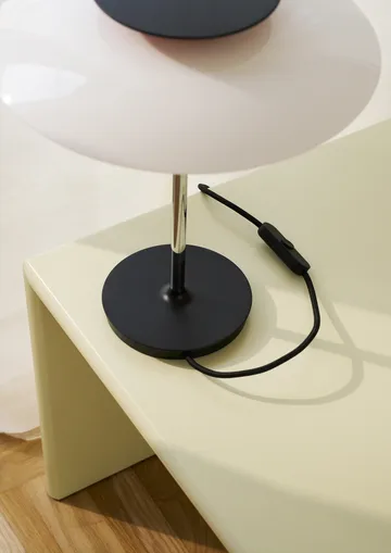 PH 80 table lamp - White opal, chrome-plated - Louis Poulsen