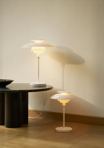 PH 80 table lamp - White opal, white - Louis Poulsen