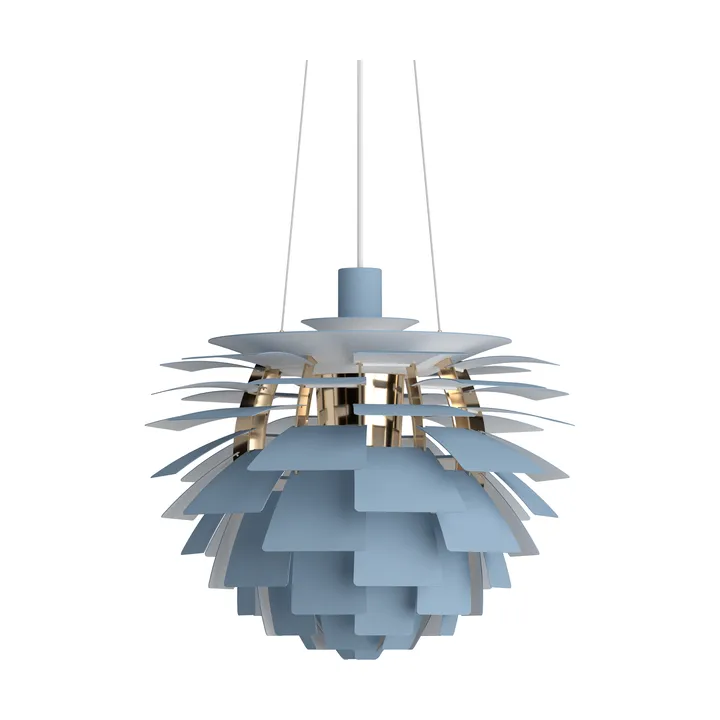 PH Artichoke pendant lamp Ø48 cm - Dusty blue-brass metallised - Louis Poulsen