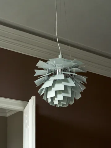 PH Artichoke pendant lamp Ø48 cm - Dusty green-high lustre chrome plated - Louis Poulsen