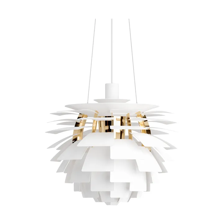 PH Artichoke pendant lamp Ø48 cm - Soft white-brass metallised - Louis Poulsen