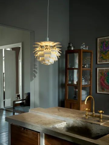 PH Artichoke pendant lamp Ø60 cm - Dusty green-brass metallised - Louis Poulsen