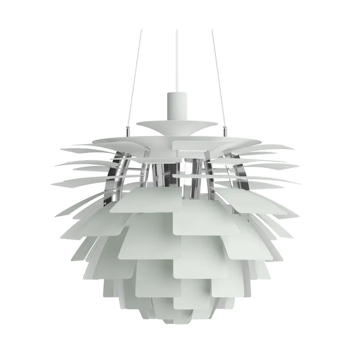 PH Artichoke pendant lamp Ø60 cm - Dusty green-high lustre chrome plated - Louis Poulsen