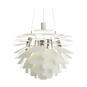 PH Artichoke pendant lamp Ø60 cm - Dusty green-high lustre chrome plated - Louis Poulsen