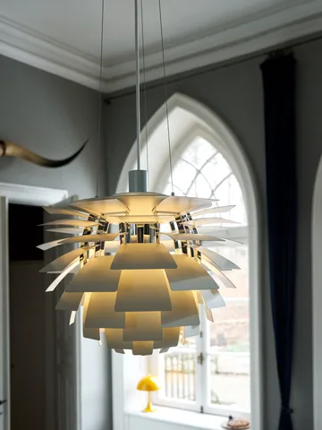 PH Artichoke pendant lamp Ø60 cm - Dusty green-high lustre chrome plated - Louis Poulsen