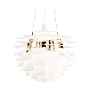 PH Artichoke pendant lamp Ø60 cm - Soft white-brass metallised - Louis Poulsen