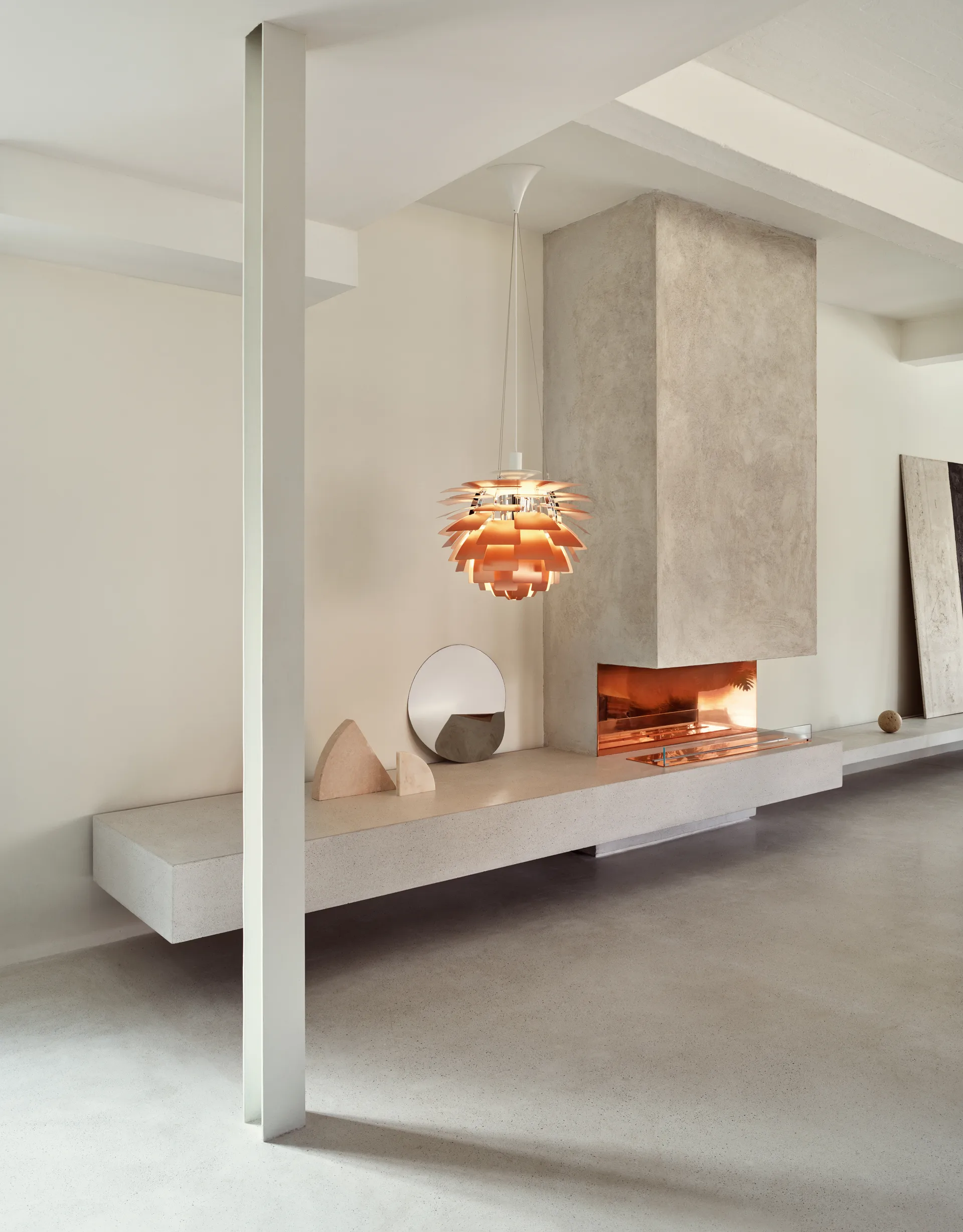 PH Artichoke pendant lamp LED, Copper, Ø48 cm Louis Poulsen