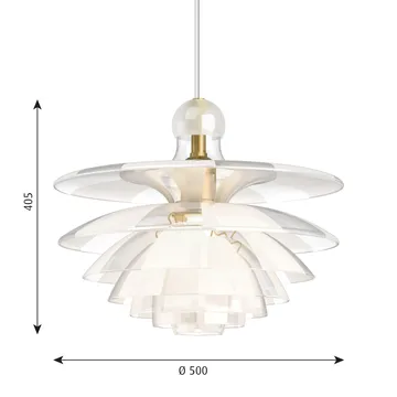 PH Septima pendant lamp Ø50 cm - Glass - Louis Poulsen