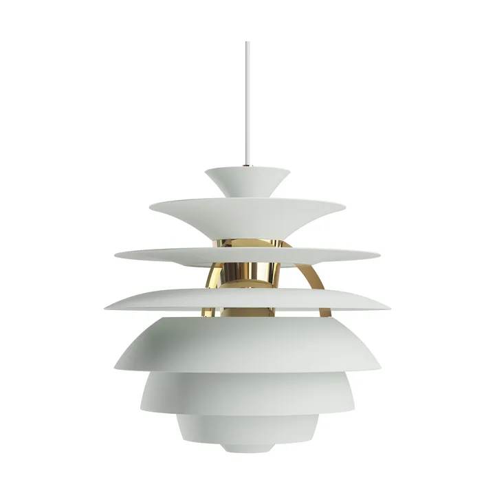 PH Snowball pendant lamp - Dusty green-brass - Louis Poulsen