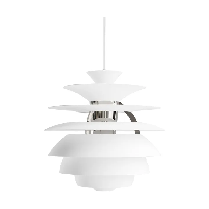 PH Snowball pendant lamp - Soft white-chrome - Louis Poulsen