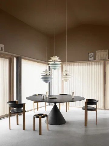PH Snowball pendant lamp - Soft white-chrome - Louis Poulsen