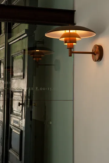 PH wall lamp - Brushed copper - Louis Poulsen