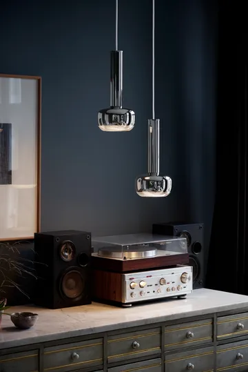 VL 56 pendant lamp - Chromed high gloss - Louis Poulsen
