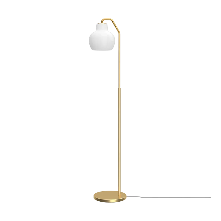 VL Ring Crown floor lamp - Brass-opal glass - Louis Poulsen