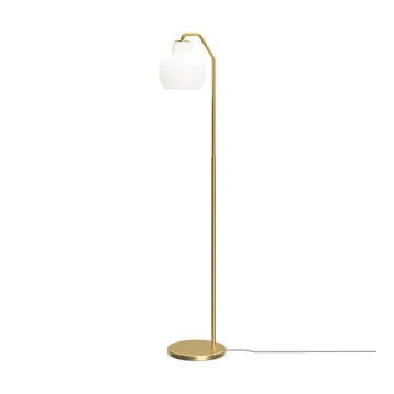 VL Ring Crown floor lamp - Brass-opal glass - Louis Poulsen
