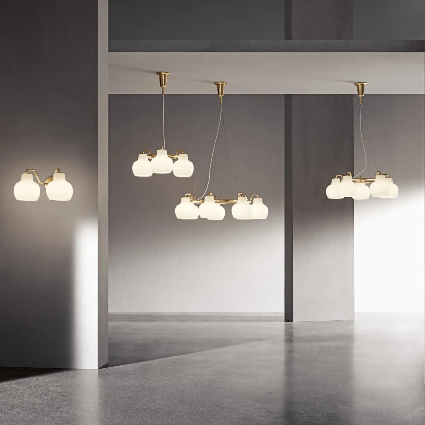VL Ring Crown wall lamp, 2 Louis Poulsen