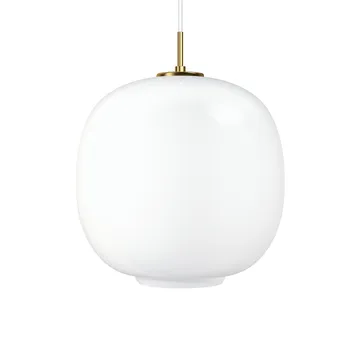 VL45 Radiohus LED pendant lamp large - Brass-white opal glass - Louis Poulsen