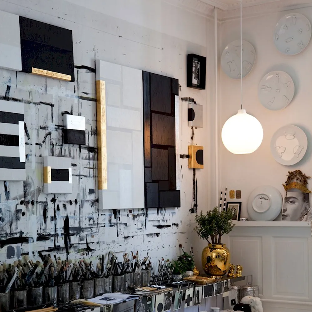 Wohlert pendant lamp, White, ø35cm, led Louis Poulsen