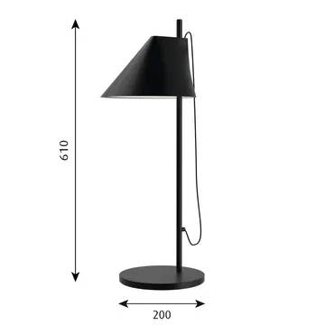 Yuh table lamp - Black - Louis Poulsen