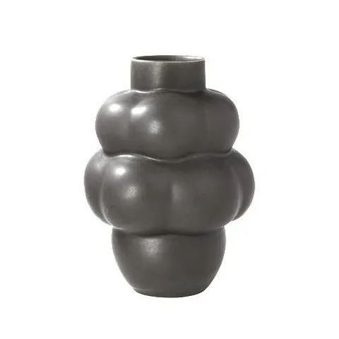 Balloon 04 vase ceramic, mud brown Louise Roe