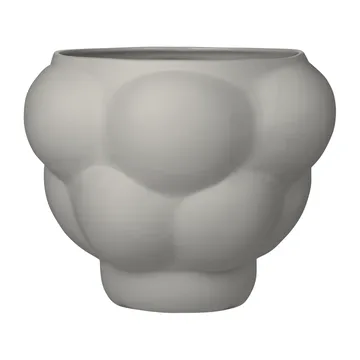 Balloon 05 bowl- pot h24 cm Ø32 cm - Sanded Grey - Louise Roe