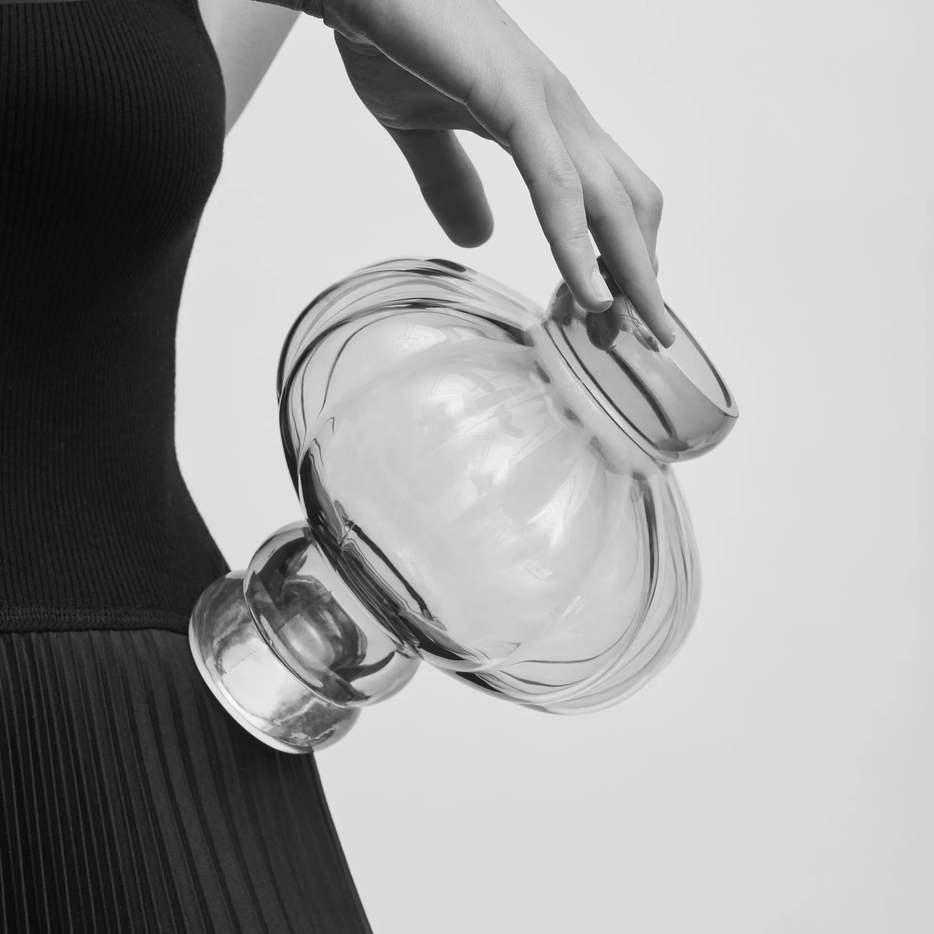 Balloon vase 20 cm, clear Louise Roe