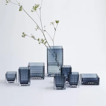 City Hurricane vase - Blue - Louise Roe