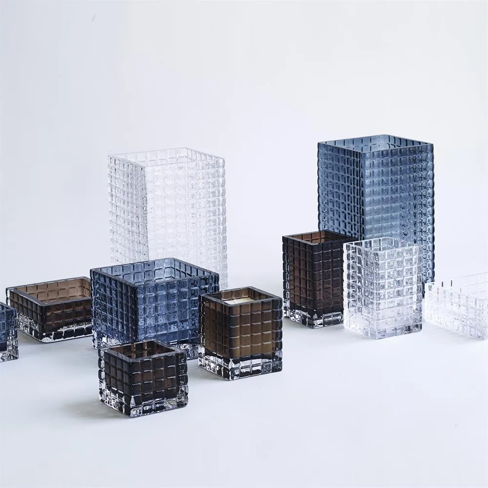 City lights 1 candle holder, smoke Louise Roe