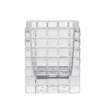 City lights 2  candle holder - Clear - Louise Roe