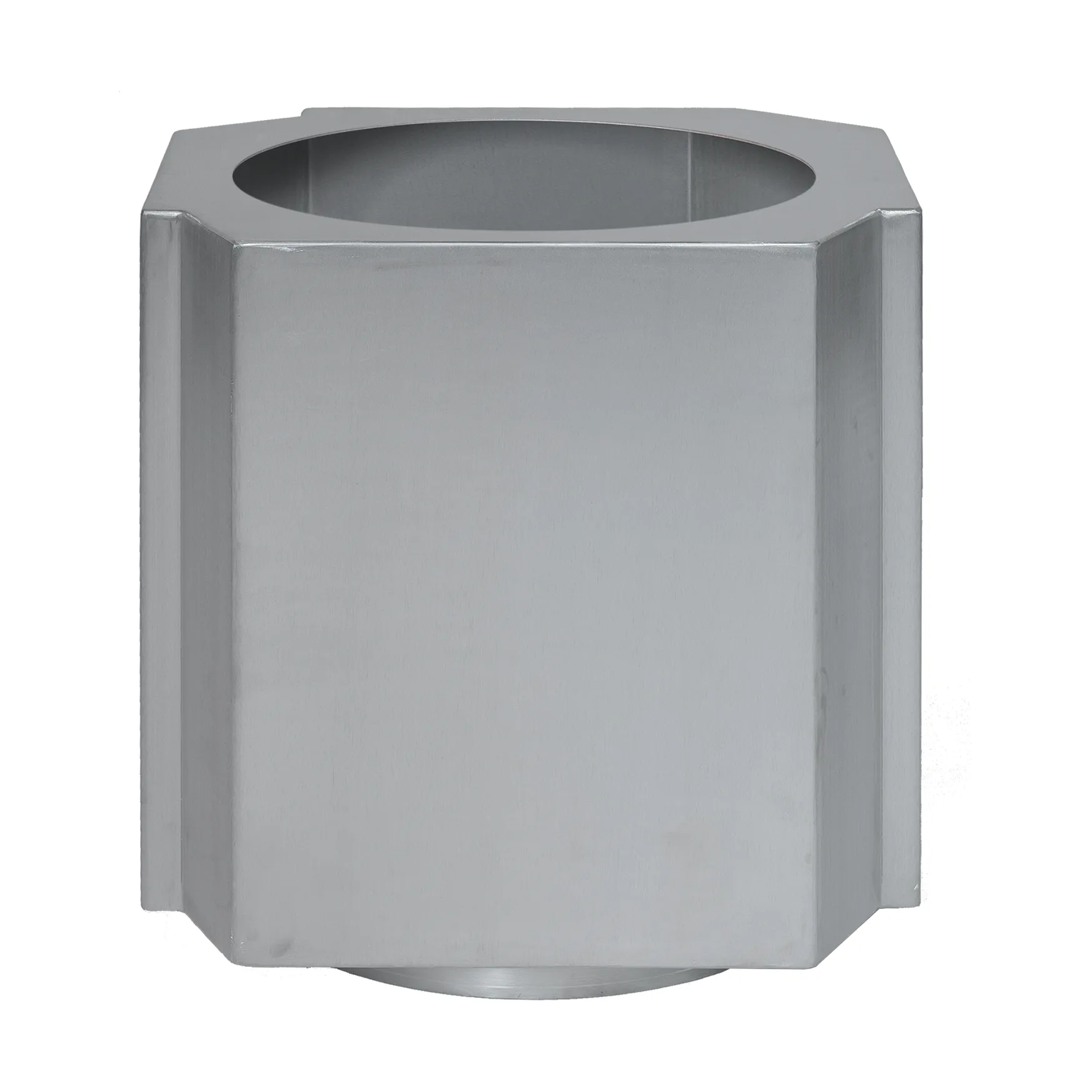 Funki pot L 52 cm, Brushed Aluminium Louise Roe