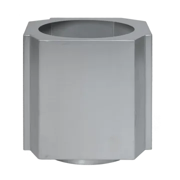Funki Pot XL 70 cm - Brushed Aluminium - Louise Roe