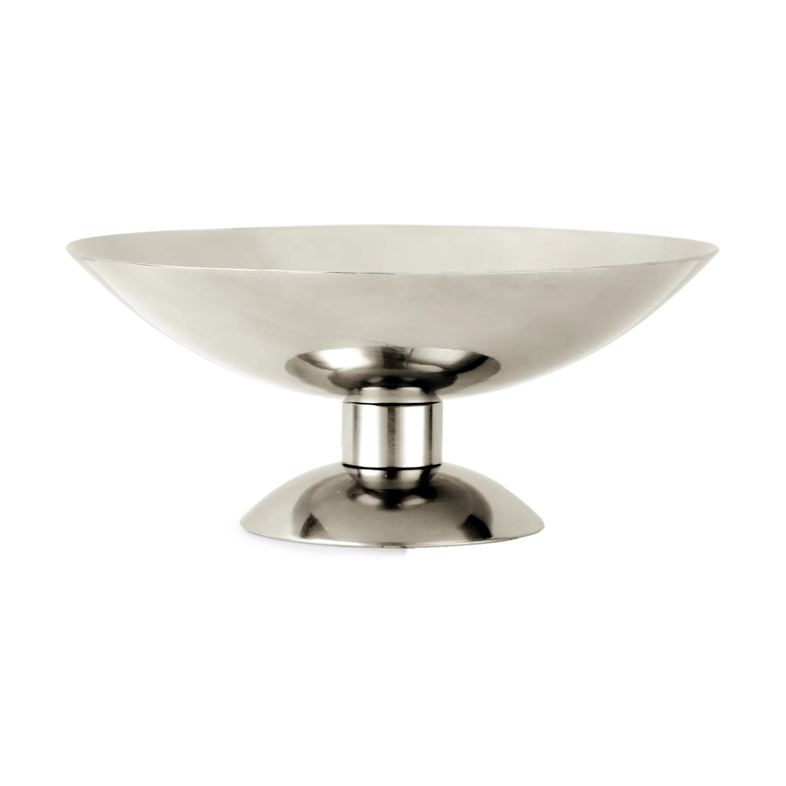 Metal champagne coupe low, Stainless steel Louise Roe