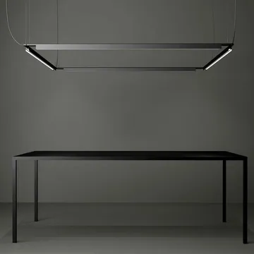 Compendium pendant lamp - Black, incl. phase dimmer - Luceplan