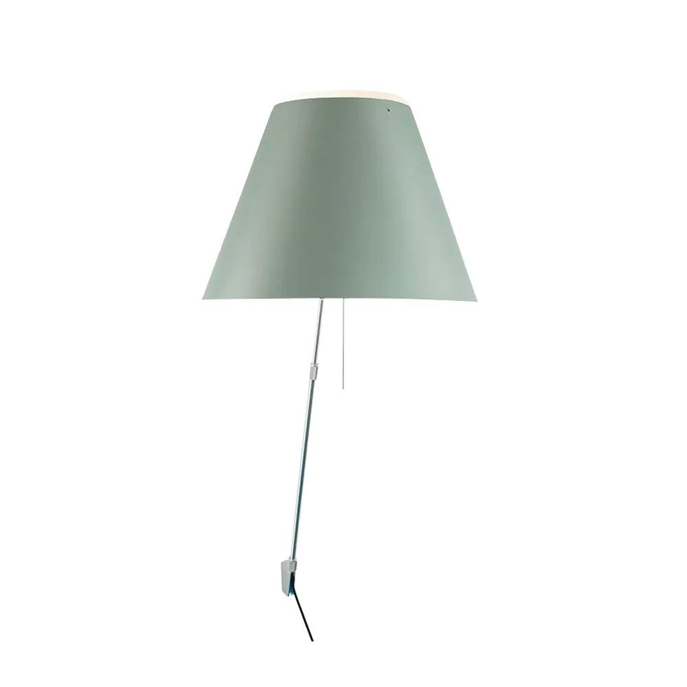 Costanza D13 a wall lamp, Comfort green Luceplan