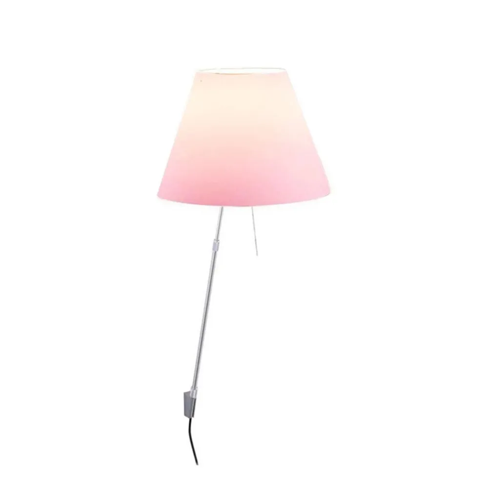 Costanza D13 a.i.f wall lamp, Edgy pink Luceplan