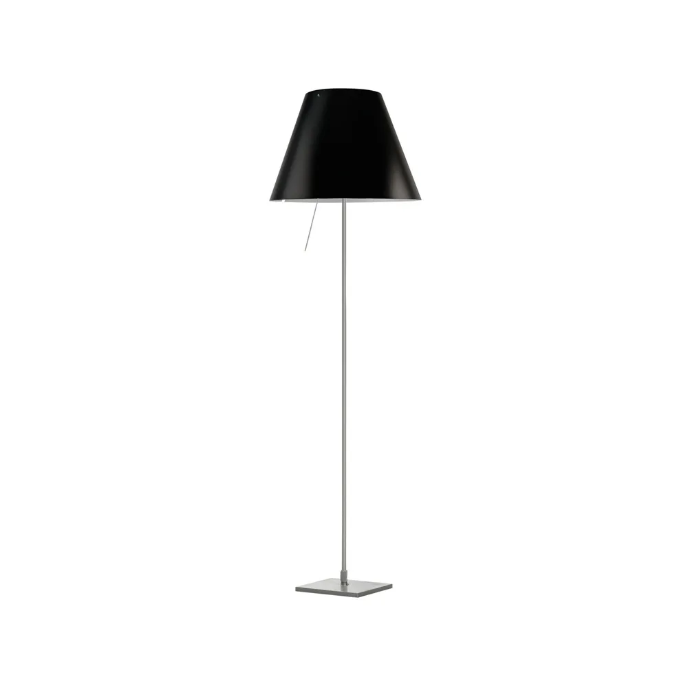 Costanza D13 t.i.f. floor lamp, Liquorice Luceplan