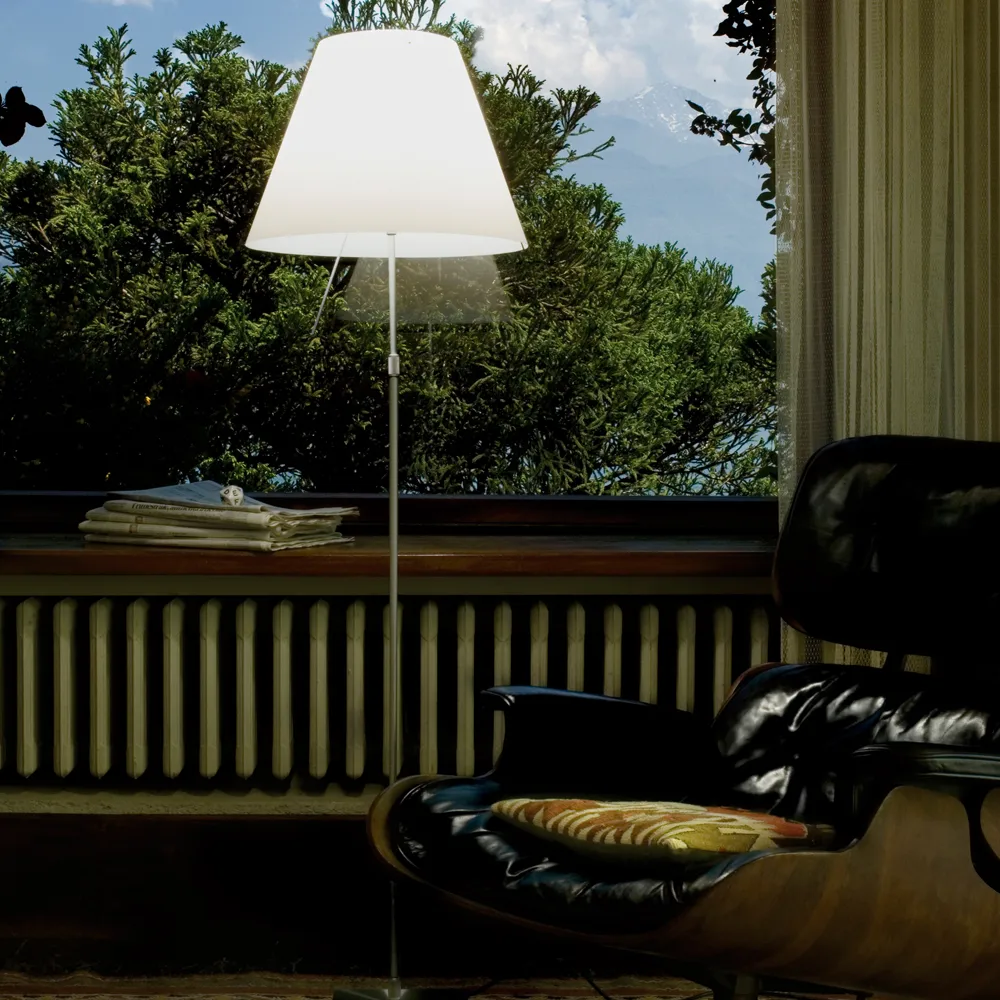 Costanza D13t.c floor lamp, White Luceplan