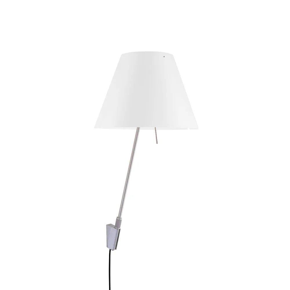 Costanzina D13 a.pi wall lamp, White, on-off switch Luceplan