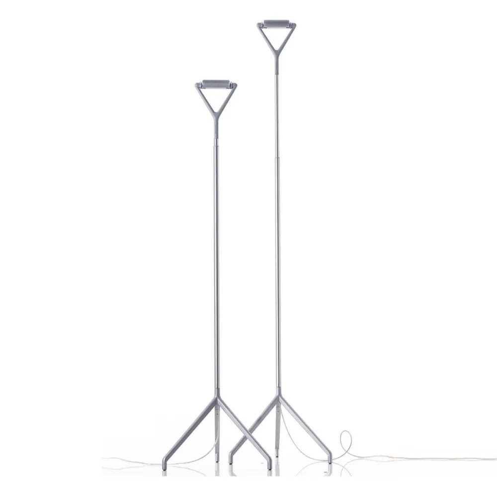 Lola D15ND floor lamp, Aluminium Luceplan