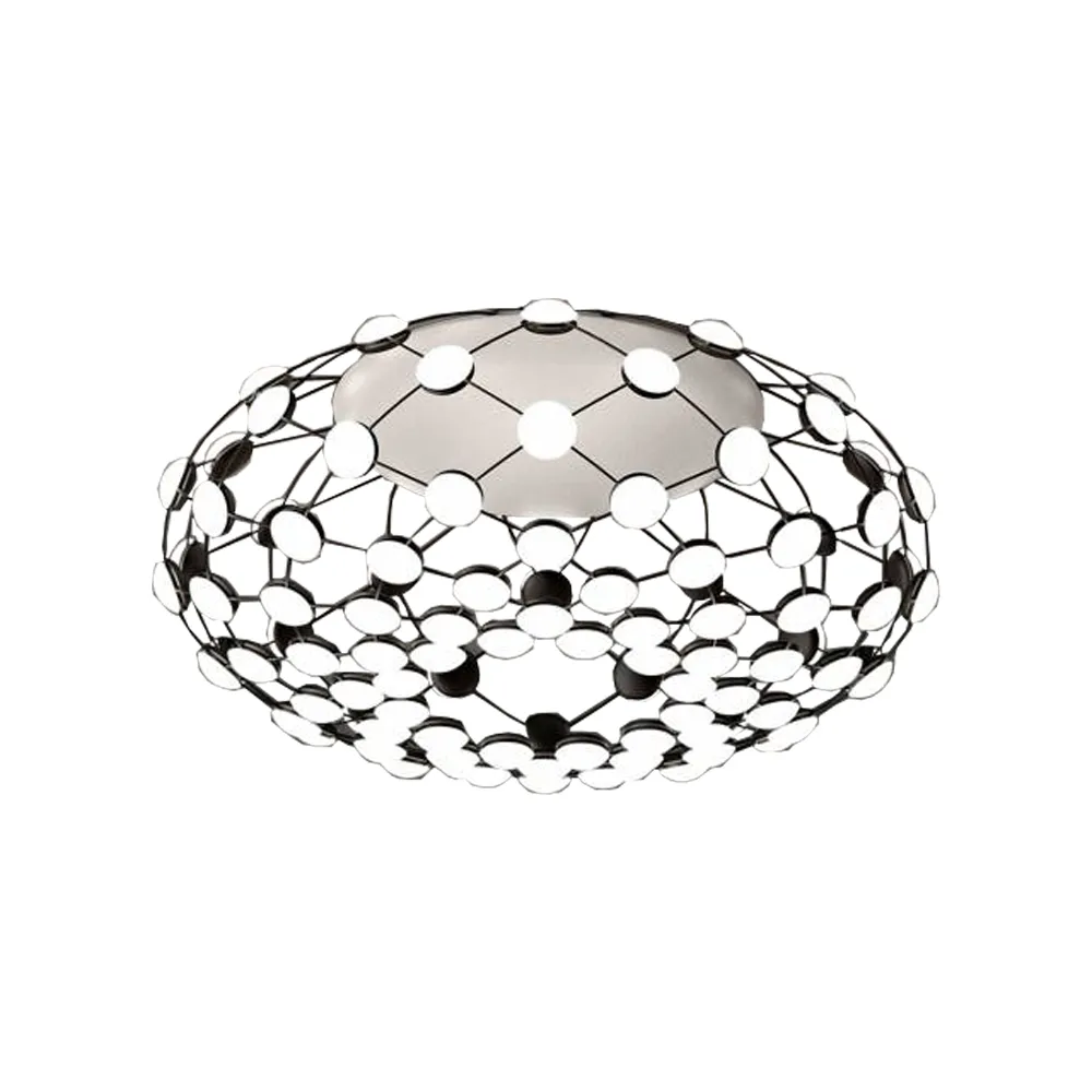 Mesh ceiling lamp, Black Luceplan