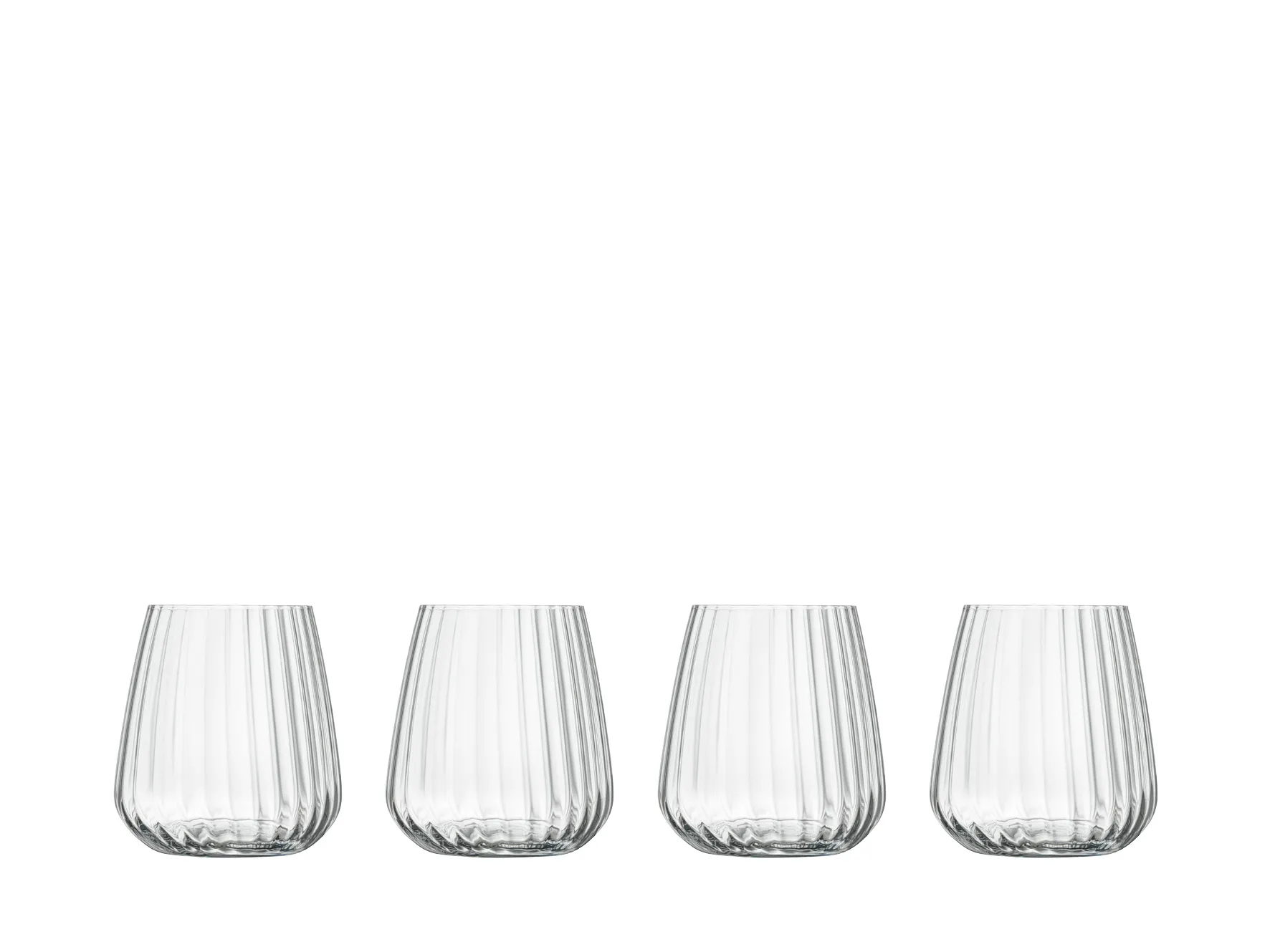 Water glasses optica 4-pack, 45 cl Luigi Bormioli