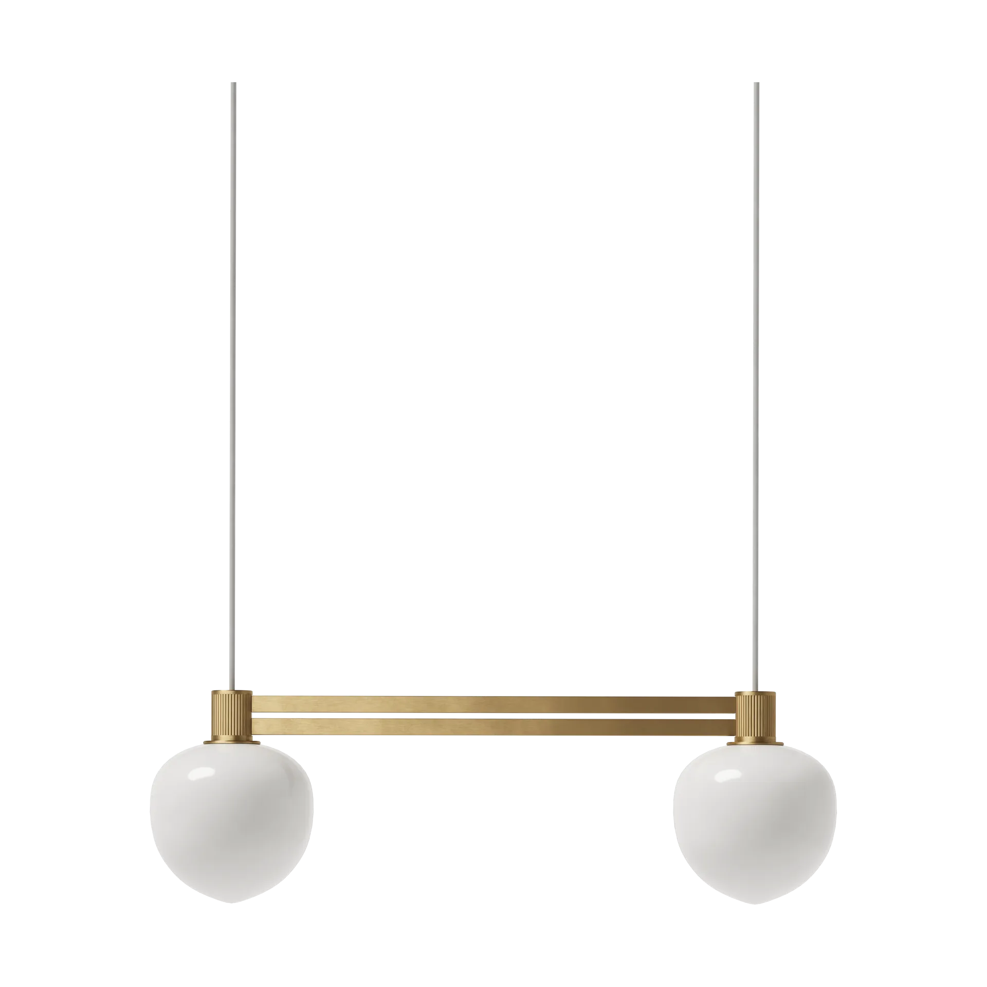 Memoir II Side By Side 120 pendant, Brass LYFA