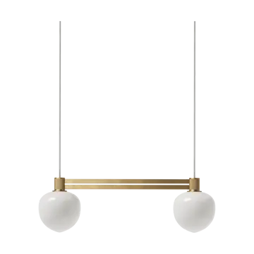 Memoir II Side By Side 120 pendant - Brass - LYFA