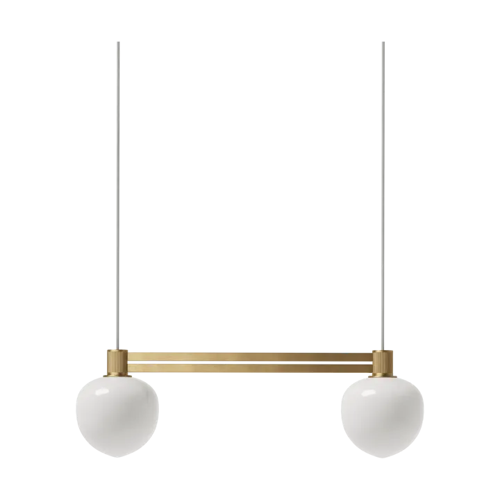 Memoir II Side By Side 120 pendant - Brass - LYFA
