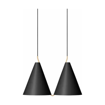 Mosaik II Side by Side 250 pendant - Black - LYFA