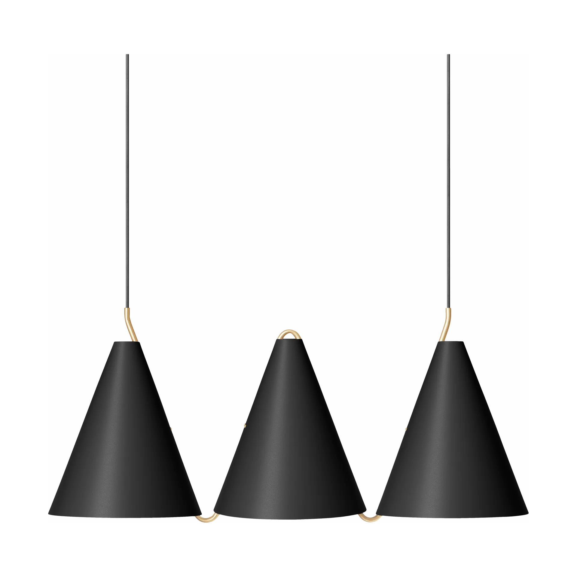 Mosaik III Side by Side 250 pendant, Black LYFA