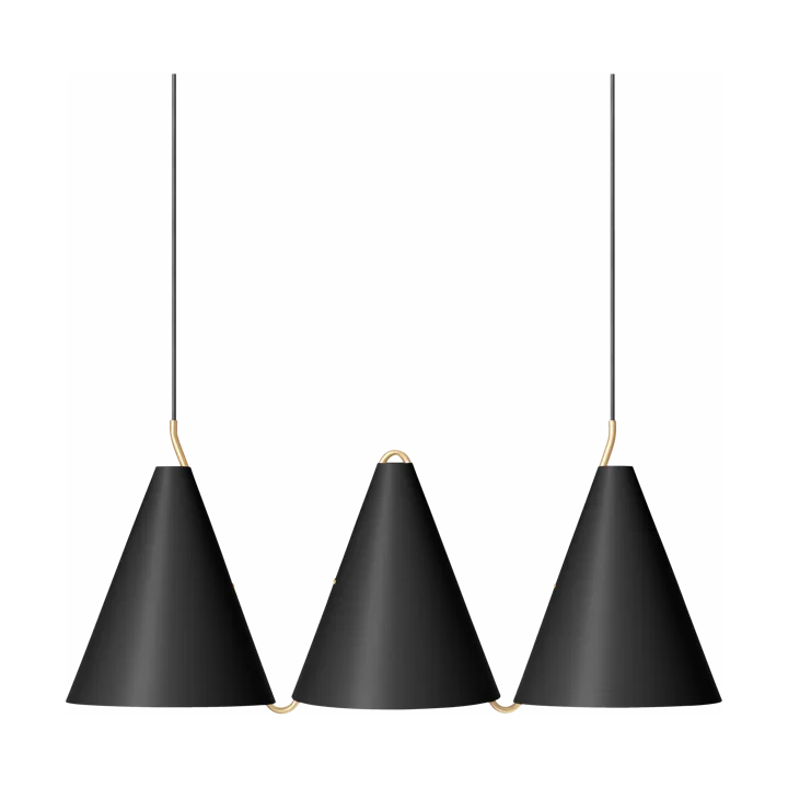 Mosaik III Side by Side 250 pendant - Black - LYFA