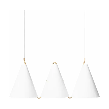 Mosaik III Side by Side 250 pendant - White - LYFA